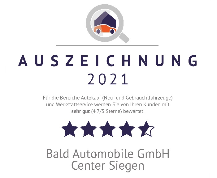 Auszeichnung Top Autohaus 2021 