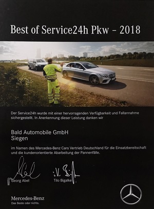 Best of Service24h Pkw - 2018