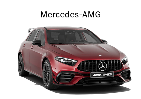 Mercedes-AMG A 45 S 4MATIC + in Rot