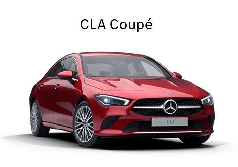 Mercedes-Benz CLA Coupé in Rot