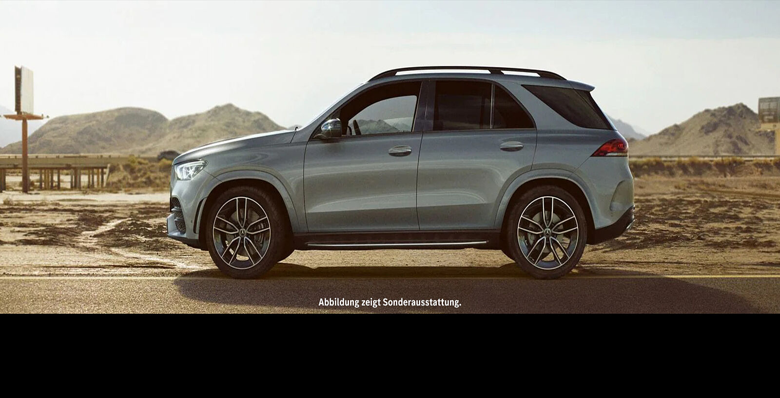Mercedes-Benz GLE in Steppe