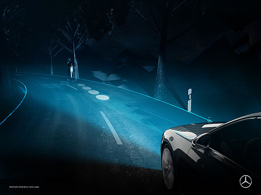 Mercedes-Benz, C-Klasse T-Modell, DIGITAL LIGHT mit Projektionsfunktion