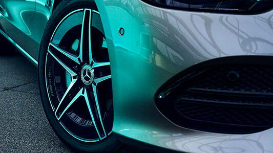 Mercedes-Benz Detailansicht Vorderrad rechts